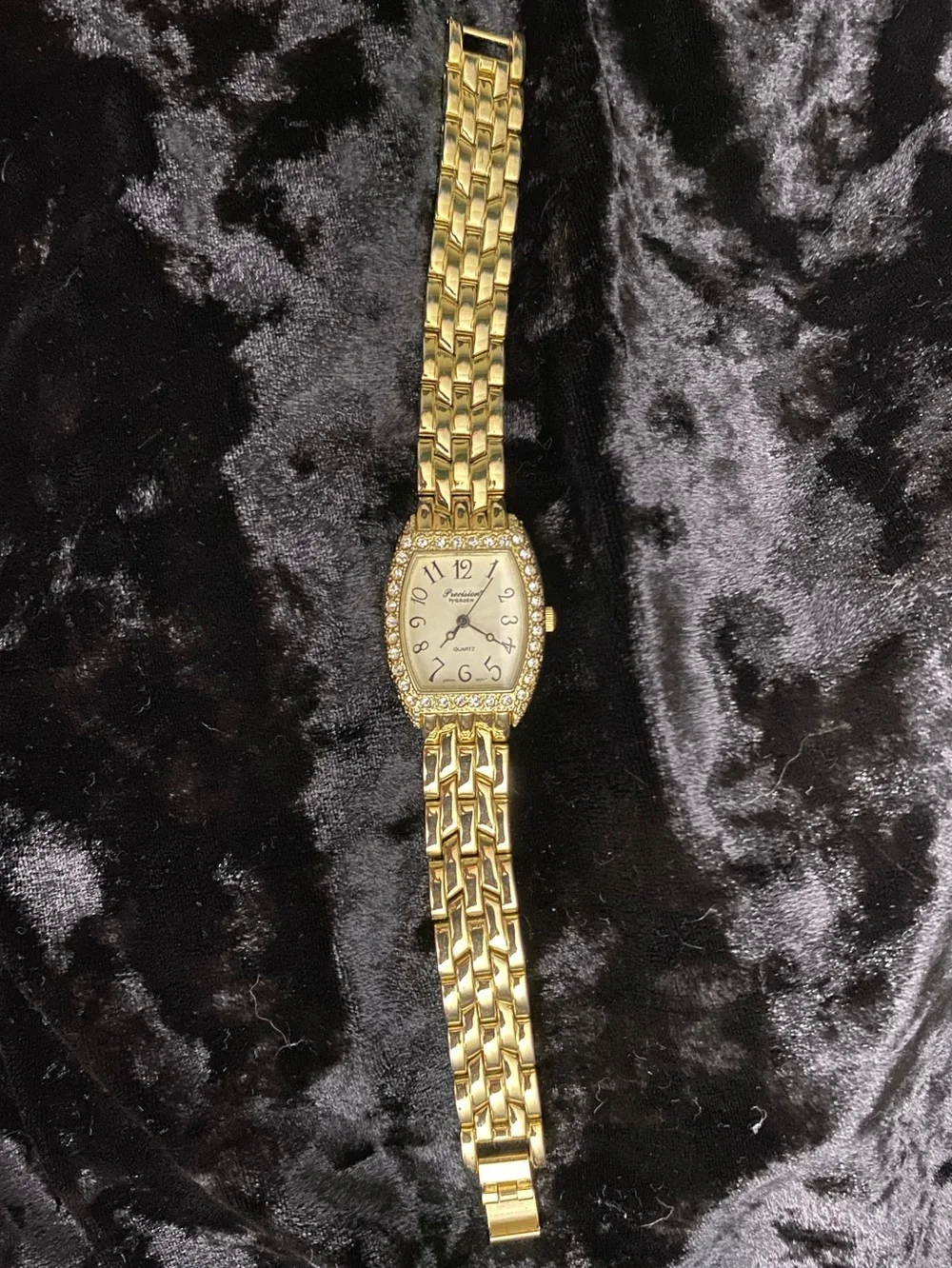 Gold Crystal Accent Women's Bracelet Watch